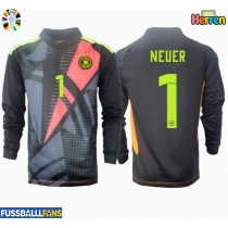 Deutschland Manuel Neuer #1 Torwart Heimtrikot EM 2024 Langarm